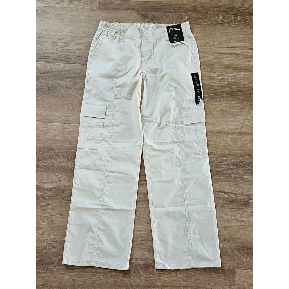 Art Class Cream Utility Cargo Pants Size XL